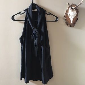 Old Navy Black Bow Tie Tank